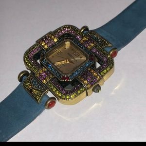 HEIDI DAUS WATCH WITH 3 INTERCHANGEABLE BANDS..FANTASIC DEAL